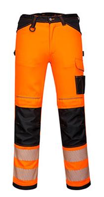 Pantalon de Travail PW3 Hi-Vis Orange/noir PW340