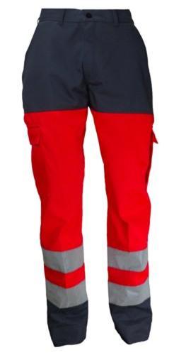 Pantalon Haute-Visibilité VISION II Rouge/Gris